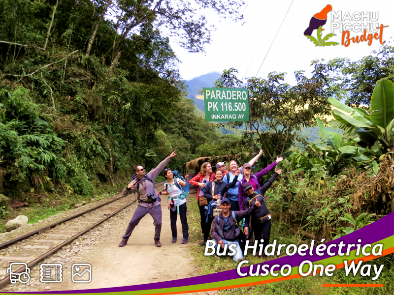 Bus Directo de Hidroelectrica a Cusco Sólo Retorno (One Way)